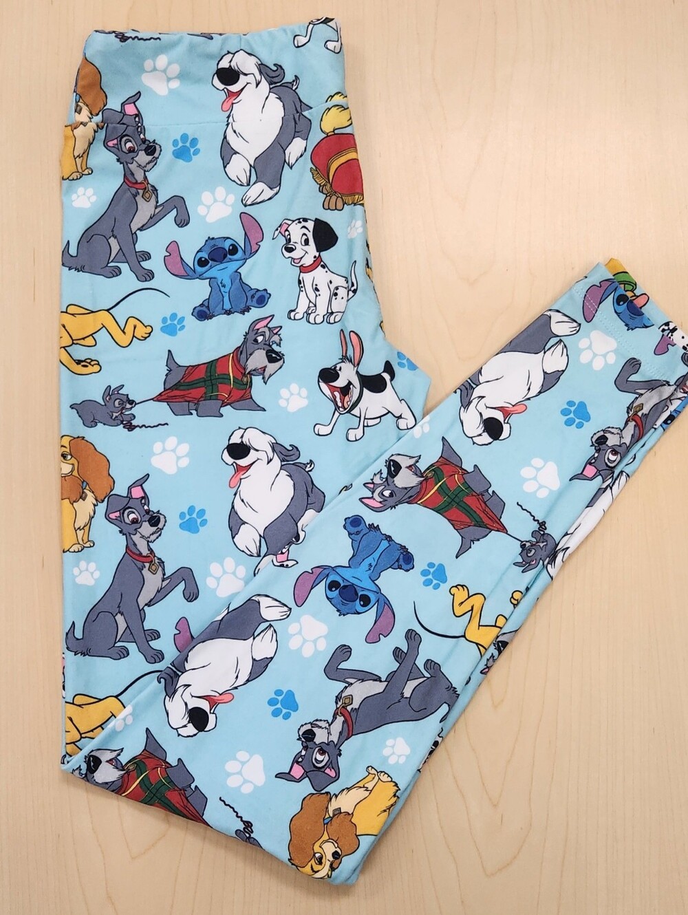 **BRAND NEW** Disney Parks Size S Small Dogs Paws Prints Leggings Pants Tights